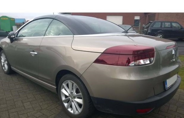 Left hand drive RENAULT MEGANE CC 1.5 DCI